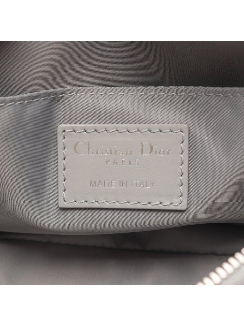 Dior Shoulder Bag Kids Multi Function Small White Oblique Gray Canvas - Picture 4 of 8